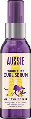 Aussie Work That Curl Hair Serum For Curly Hair With Australian Jojoba Seed Oil • £9.25