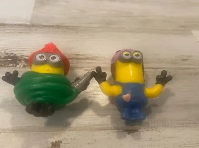 Despicable Me Minions Figures Happy Meal Toys McDonalds Lot Of 2 • $4.99