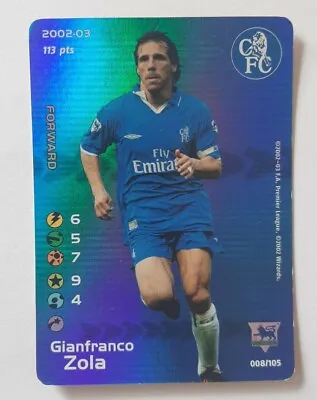 £20 • Buy Zola Wizards Of The Coast Football Champions 2002-03 Foil Chelses