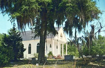 Mizpah Methodist Church All Thats Left Of Buford Bridge South Carolina Postcard • $3.14