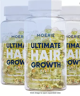 Moerie Ultimate Hair Growth Supplement 3boxes 180pills Biotin - FAST SHIP • $88.99