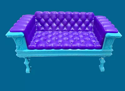 ✨Monster High Deadluxe High School Playset Purple Teal Couch Sofa Furniture • $11.02