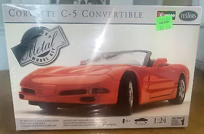 TESTORS CORVETTE C 5 Convertible 1/24 SCALE METAL Model Kit SEALED #2 • $20