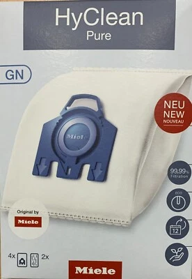 £14.99 • Buy Miele Hoover GN HyClean Pure Vacuum Cleaner Dust Bags  Genuine New