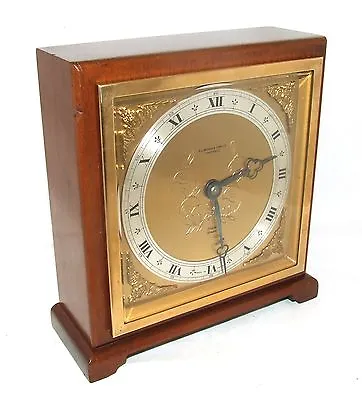 Large ELLIOTT LONDON Walnut Bracket Mantel Clock H L BROWN & SON LTD SHEFFIELD • $367.14