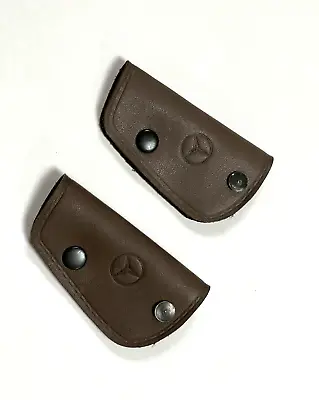 Classic Blade Style Key Holder Cover Genuine Leather For Mercedes R107 W108 W109 • $37.52