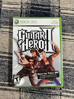 Guitar Hero II - Xbox 360 (Microsoft Xbox 360 2007) BRAND NEW - SEALED • $25