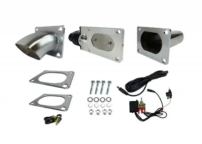 Granatelli Stainless Steal Oval Cut - Out Electronic Exhaust Kit • $224.20