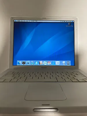 Apple IBook G4 14  Laptop A1055 2004 1.07GHz PowerPC G4 256MB RAM 24GB HDD • $75