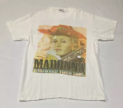 MADONNA - M - TShirt/Shirt Drowned World Tour 2001 Bootleg • $50