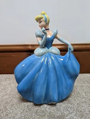 £32.99 • Buy Cinderella Vintage Disney  STORE PRINCESS CERAMIC MONEY BOX APPROX 10” Tall 