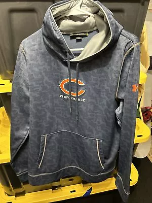 Chicago Bears Hoodie Men’s Sz M Under Armour Combine Authentic NFL😇💯✅ • $10.99