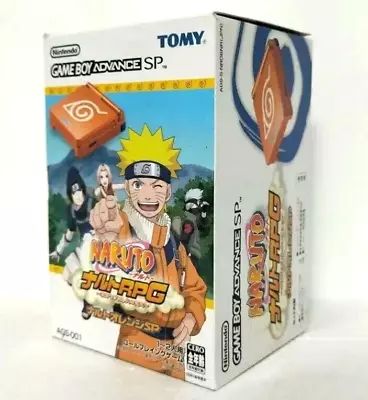 Nintendo Gameboy Advance SP GBA Console Naruto Orange W/Cartridge Japan [UNUSED] • $1149.99