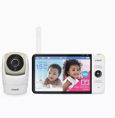 VTech VM919HD  One Cam Video Monitor With Battery Support 15-hr Streaming 7  7 • $29.99