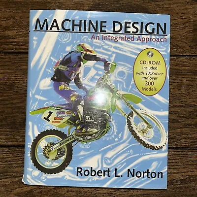 Machine Design An Integrated Approach Hardcover Book With CD LNC • $22.99