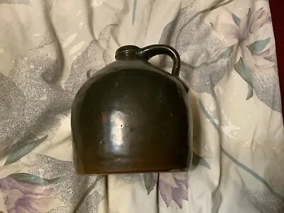 Antique Crock One Gallon Brown Stoneware Jug • $100