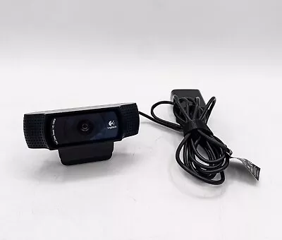 Logitech C920 V-U0028 Webcam Carl Zeiss Tessar Lens 1080P Full HD EXCELLENT • $29.99