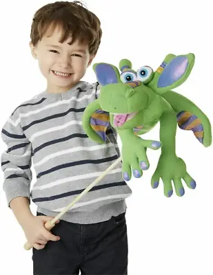 PUPPET DRAGON  ~ Smoulder The Dragon ~ Melissa & And Doug NEW • £4.99