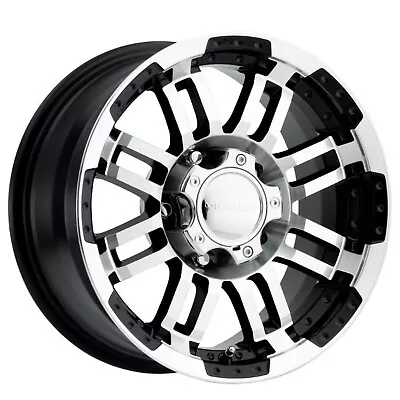 Vision Wheel 375H7885GBMF18 Single Black W/ Machined Face 375 Warrior 17X8.5 Rim • $168.80