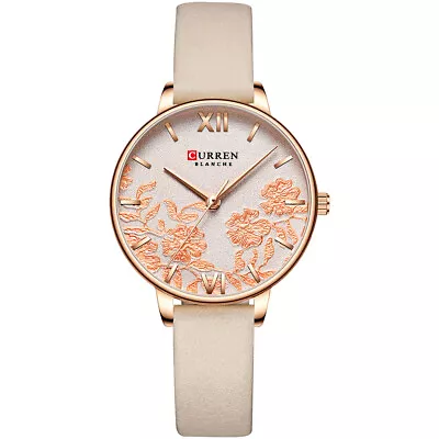 CURREN 9065 Elegant Exquisite Casual Business  Women Watch Sakura C8M2 • $12.29