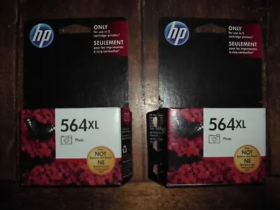 Hp 564xl Photo Ink Cartridges Lot Of Two Brand New Sealed Unopened Packages • $17.99