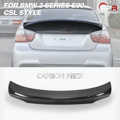 For BMW 3 E46 CSL Style 2Dr Carbon Fiber Trunk Spoiler Wing Exterior Kits • $351
