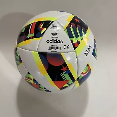 Adidas 2024 MLS Mini Ball - White/Multi • $23.90