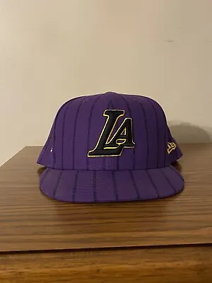 New Era LA Lakers 9FIFTY Purple 2018/19 City Series  Snapback Hat #2 And #14 • $29.99