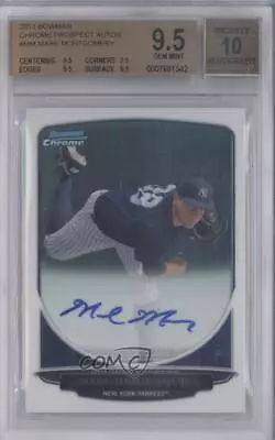 2013 Bowman Chrome Prospects Auto Mark Montgomery #BCP-MM BGS 9.5 GEM MINT Auto • $18.64