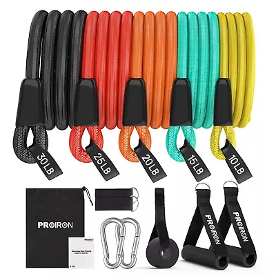 PROIRON Resistance Bands Set 14 Pieces Anti-Snap Resistance Band Exercise • $35.99