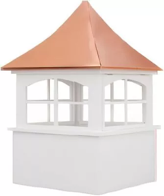 Empire Sheds Vinyl Window Cupola With Copper Roof • $725