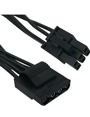 EVGA 6-pin To 3x 4-Pin Perif/Molex Connectors Single Cable (P/N: W001-00-000137) • $5