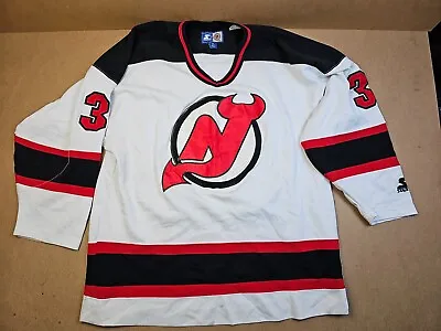 Vintage Starter New Jersey Devils Martin Brodeur Hockey Jersey Size XL • $150
