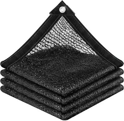 30% Sunblock Shade Cloth Net Black Resistant - 8x20 Ft Garden Shade Mesh Tarp • $32.63