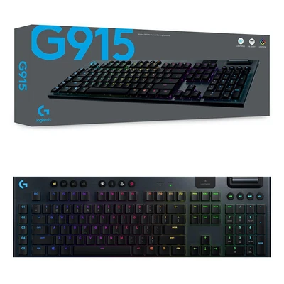 $262.95 • Buy Logitech G915 Lightspeed RGB GL Clicky Wireless Mechanical Gaming Keyboard