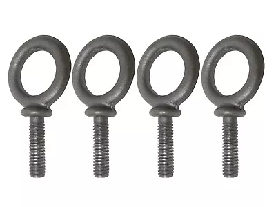 1/2  X 1-1/2  Machinery Eye Bolts Shouldered Rigging Lifting Point - 4 Pack • $11.99