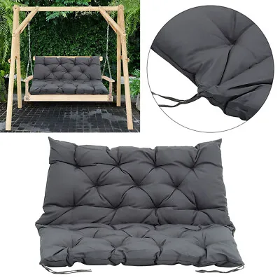 2/3Seater Garden Bench Swing Chair Hammock Replacement Seat Pad Cushion Backrest • £35.95