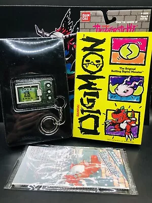 AUSTRALIAN Digimon Version 1 Tamagotchi 1997 Box V-Pet V1 Boxed Bandai GREEN • $4350