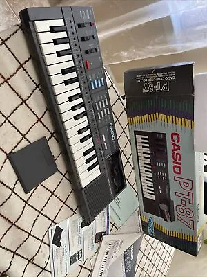 Casio Vintage PT-87 Mini Keyboard W/ ROM Pack RO-551 VG+++ • $119.99