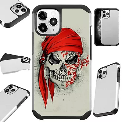 Fusion Case For IPhone 12/Mini/Pro Max Phone Cover SKULL PIRATE • $13.50