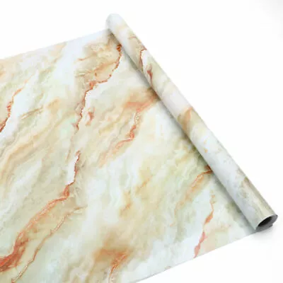 5M Marble Sticky Back Plastic Self Adhesive Wallpaper Vinyl Kitchen Stickers • £10.99