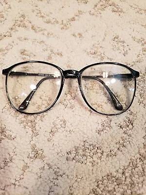 Vintage Anthony Martin Am 107 Black Eyeglasses Glasses Frames • $14.99