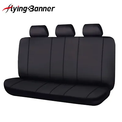 Rear Bench Car Seat Cover Car Accessories Black Split 40/60 50/50 60/40 Washable • $19.99