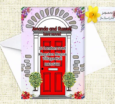 Personalised New Address Moving House Card New Home CardsChange Of Address • £3.99