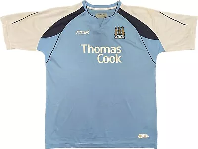 Retro Man City Shirt Home 06-07. Reebok Large 42/44. In Original Packaging! • £39.99