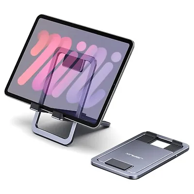 JSAUX Universal Tablet Stand Portable Foldable Tablet Holder For Desk IPad Etc • £14