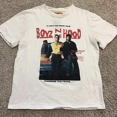 Boyz N The Hood Shirt Adult XL White Ice Cube Gangster Movie 90s Y2K Mens 358 • $9.25