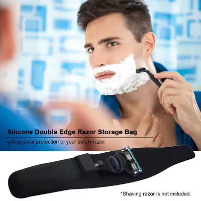 Silicone Travel Case For Merkur Safety Razor Fits Futur 34C Rockwell Parker • $12.75