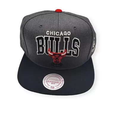 Mitchell & Ness Chicago Bulls Arch Script Hardwood Classics Adjustable Snapback • $39.99