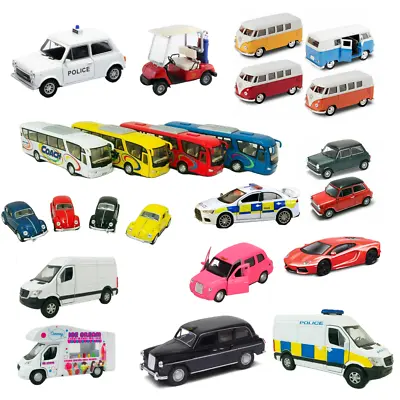 Die Cast Cars Vehicles Toy Car Model Diecast Metal MINI COOPER MAZDA VW ROVER • £11.99